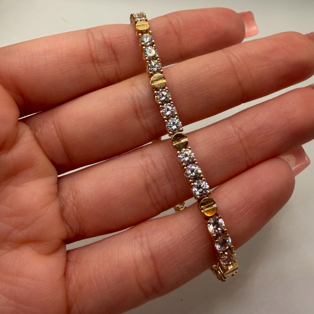 Elegant Gold 14 k Women's Bracelet
